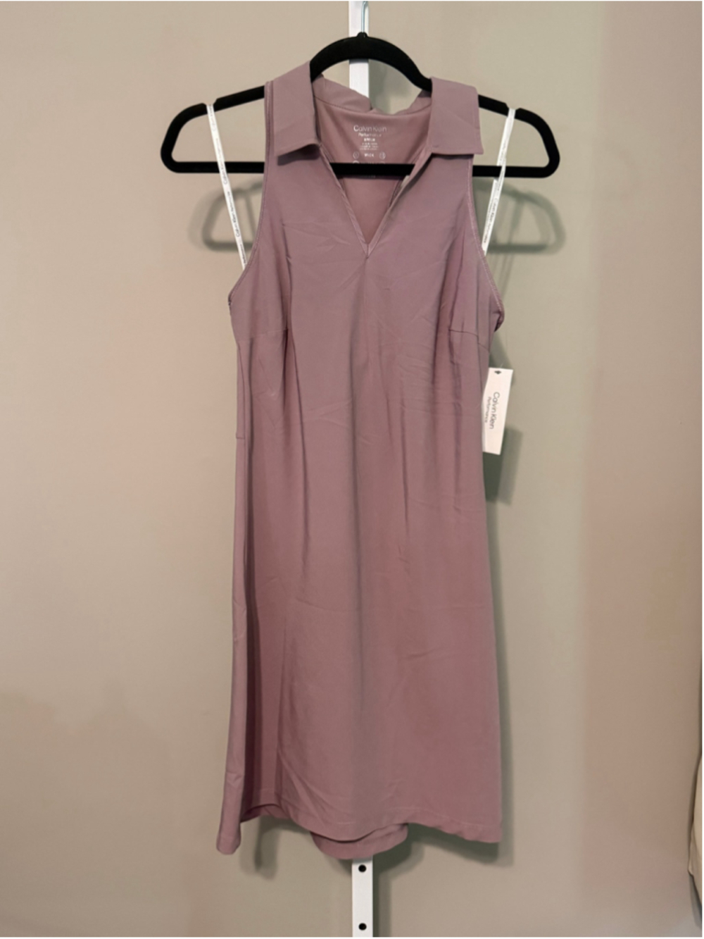 Women's Calvin Klein Performance Mini Dress Size S Mauve